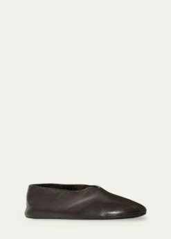THE ROWStella Leather Slippers