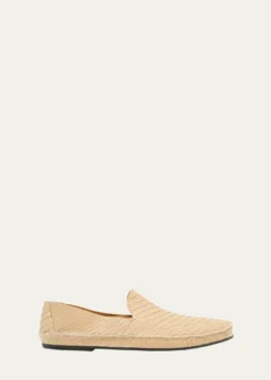 THE ROWTyler Python Moccasin Loafers