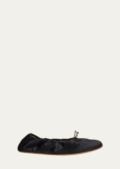 THE ROWVelvet Ballerina Flats