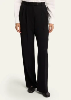 THE ROWVirgil Double-Pleated Straight-Leg Pants