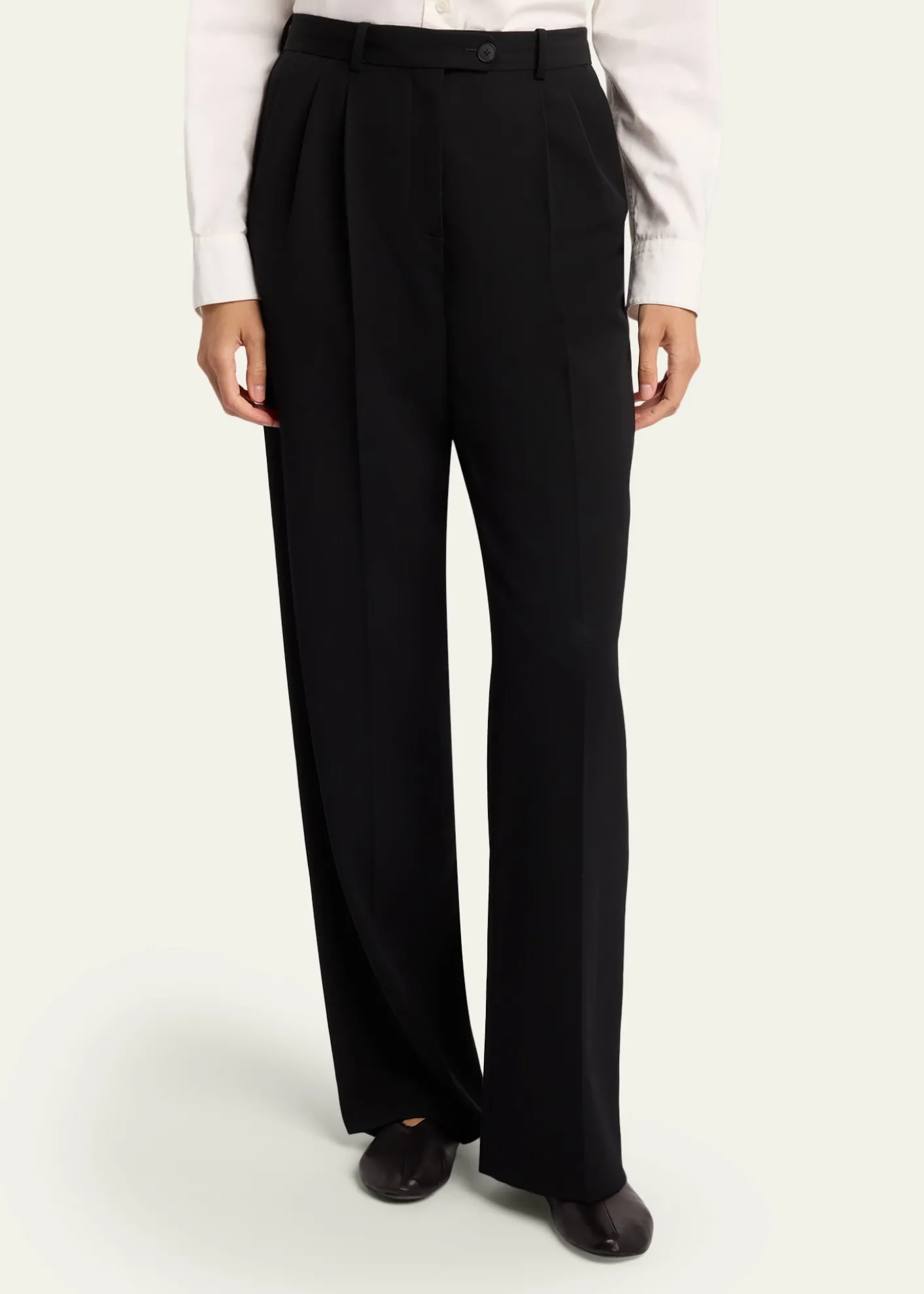 THE ROWVirgil Double-Pleated Straight-Leg Pants