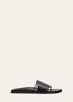 THE ROWVivienne Flat Leather Slide Sandals