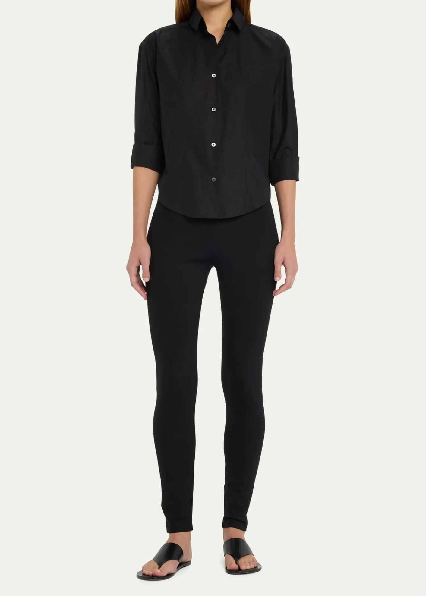 THE ROWWoolworth Mid-Rise Ankle Leggings
