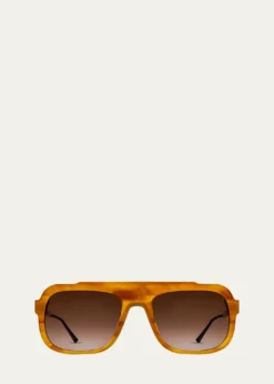 Thierry LasryBowery Two-Tone Aviator Sunglasses