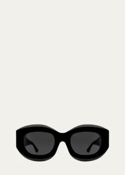 Thierry LasryTrophy Oval Acetate Sunglasses