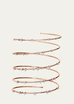 THIS ITEM IS NOT AVAILABLE.Mattia Cielo18K Rose Gold Diamond 5 Row Wrap Bracelet