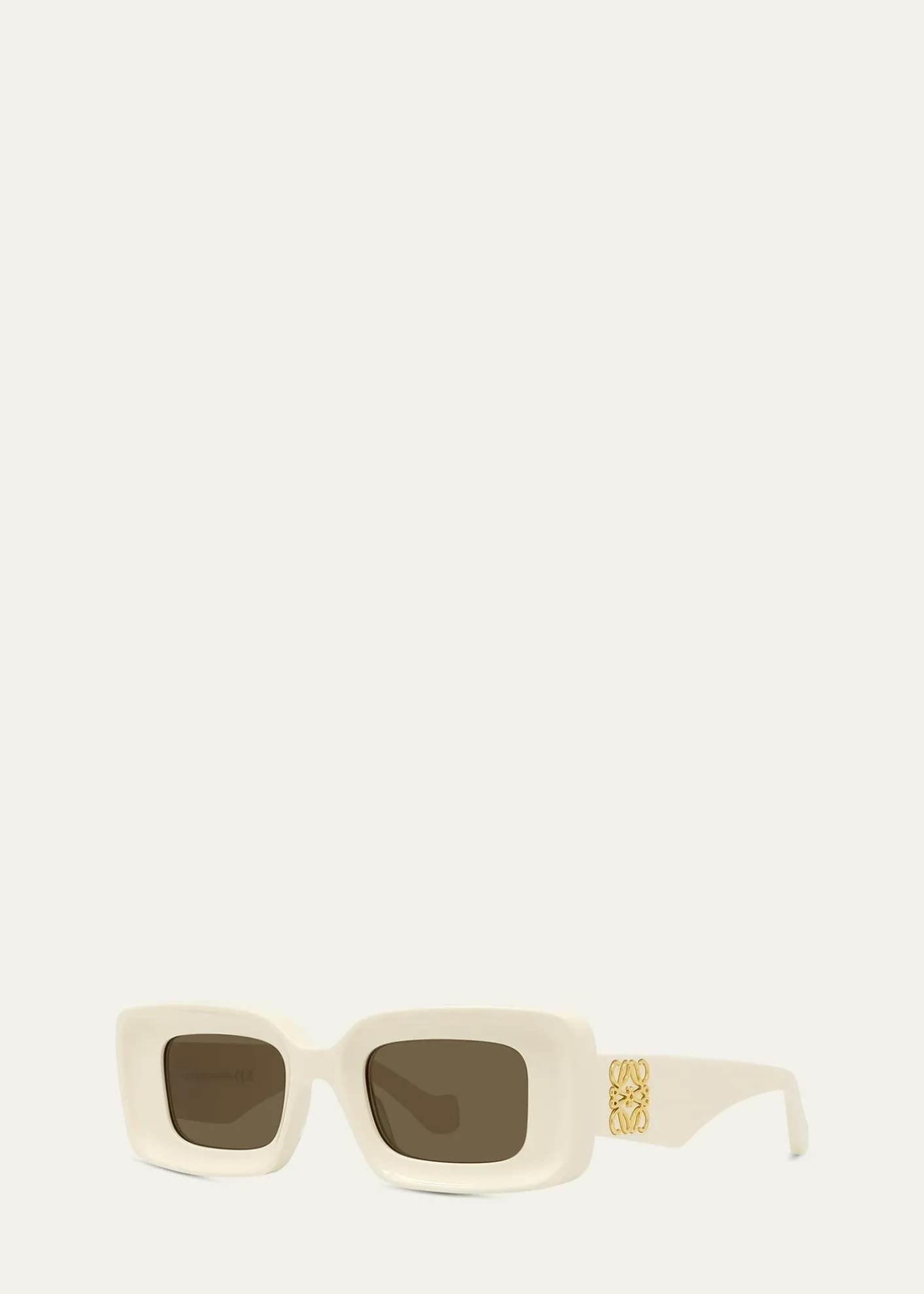 THIS ITEM IS NOT AVAILABLE.LoeweAnagram Beveled Acetate Rectangle Sunglasses