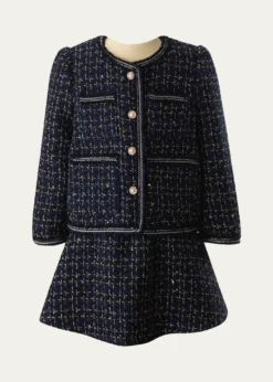 THIS ITEM IS NOT AVAILABLE.Rachel RileyGirl's Tweed Jacket & Skirt Set, Size 2-14