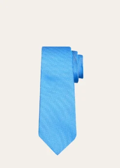 THIS ITEM IS NOT AVAILABLE.KitonMen's Tonal Jacquard Silk 7-Fold Tie