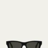 THIS ITEM IS NOT AVAILABLE.CelineLogo Monochrome Rectangle Acetate Sunglasses