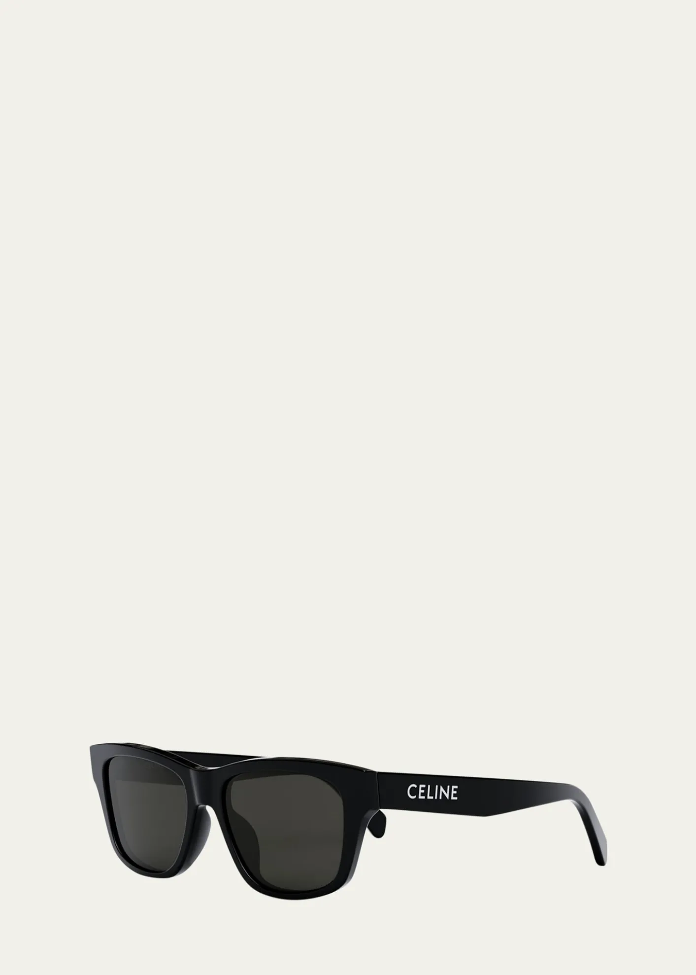 THIS ITEM IS NOT AVAILABLE.CelineLogo Monochrome Rectangle Acetate Sunglasses