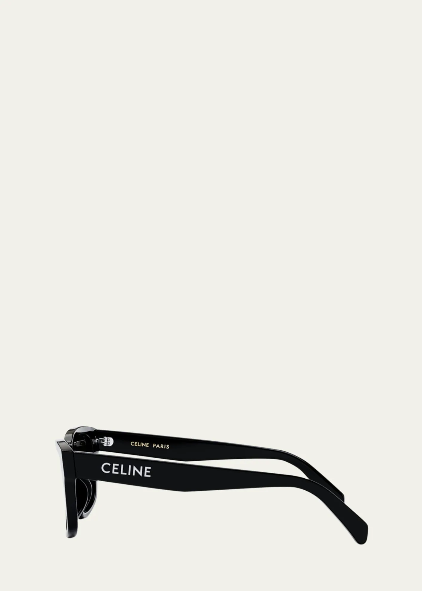 THIS ITEM IS NOT AVAILABLE.CelineLogo Monochrome Rectangle Acetate Sunglasses