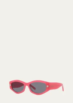 THIS ITEM IS NOT AVAILABLE.GivenchyGV Day Geometric Acetate Oval Sunglasses
