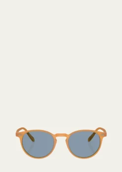 THIS ITEM IS NOT AVAILABLE.Oliver PeoplesRiley Round Acetate Sunglasses