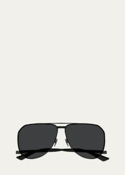 THIS ITEM IS NOT AVAILABLE.Saint LaurentMen's SL 690 Dust Metal Aviator Sunglasses