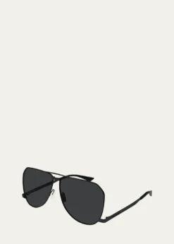 THIS ITEM IS NOT AVAILABLE.Saint LaurentMen's SL 690 Dust Metal Aviator Sunglasses
