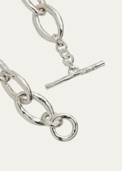 THIS ITEM IS NOT AVAILABLE.IppolitaMini Hammered Bastille Link Bracelet in Sterling Silver