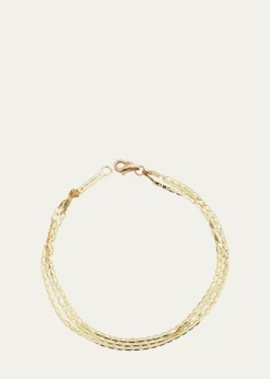 THIS ITEM IS NOT AVAILABLE.Lana14K Gold Malibu 3-Strand Bracelet