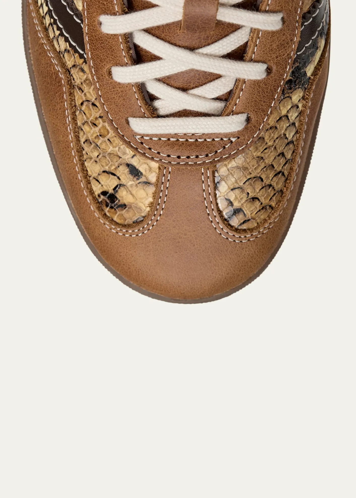 THIS ITEM IS NOT AVAILABLE.Adidasx Wales Bonner Men's Gazelle Snake-Effect Leather Sneakers