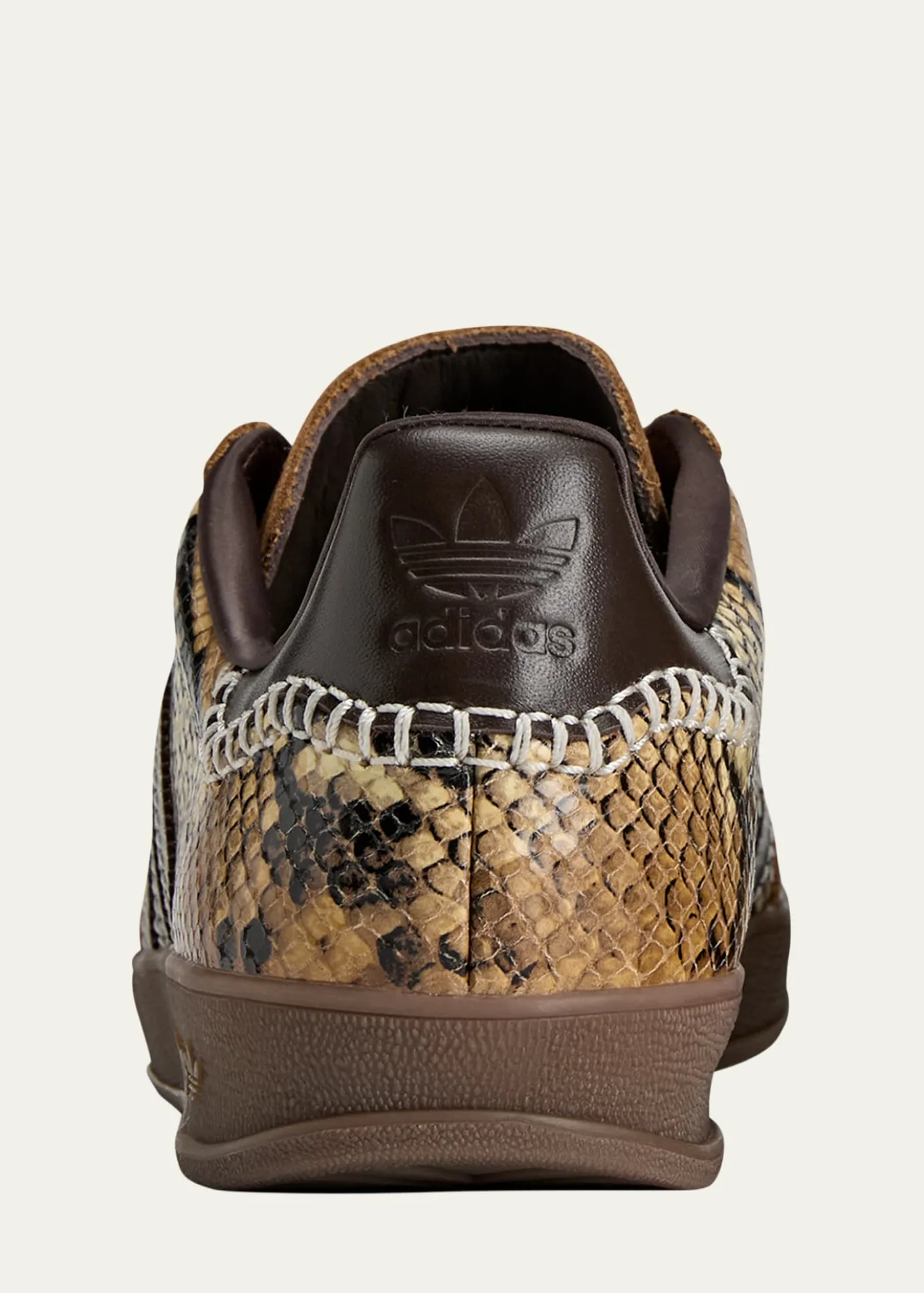 THIS ITEM IS NOT AVAILABLE.Adidasx Wales Bonner Men's Gazelle Snake-Effect Leather Sneakers
