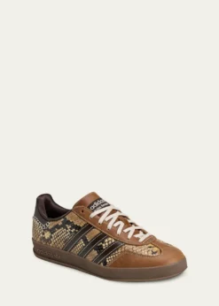 THIS ITEM IS NOT AVAILABLE.Adidasx Wales Bonner Men's Gazelle Snake-Effect Leather Sneakers