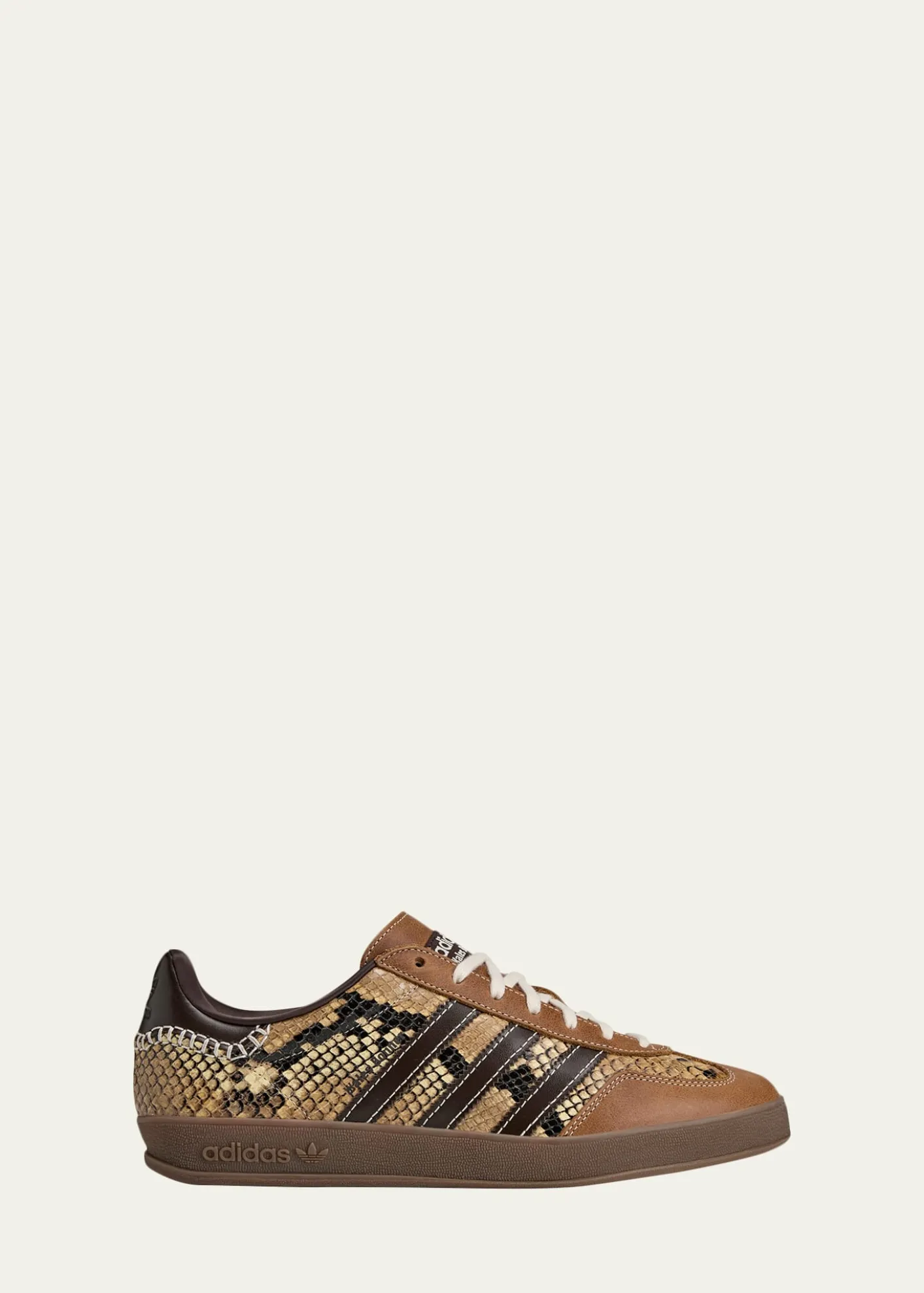 THIS ITEM IS NOT AVAILABLE.Adidasx Wales Bonner Men's Gazelle Snake-Effect Leather Sneakers
