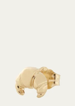 THIS ITEM IS NOT AVAILABLE.Alison Lou14K Yellow Gold Croissant Stud Earring, Single