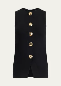 THIS ITEM IS NOT AVAILABLE.AltuzarraHapper Button-Front Top