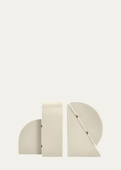 THIS ITEM IS NOT AVAILABLE.AssoulineCubist L Leather Bookend