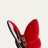 THIS ITEM IS NOT AVAILABLE.Baccarat2.5" Lucky Crystal Red Butterfly