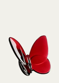 THIS ITEM IS NOT AVAILABLE.Baccarat2.5" Lucky Crystal Red Butterfly