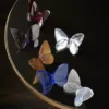 THIS ITEM IS NOT AVAILABLE.Baccarat2.6" Lucky Crystal 20K Gold Diamant Butterfly