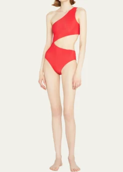 THIS ITEM IS NOT AVAILABLE.Beach RiotCeline Asymmetric Cutout One-Piece Swimsuit