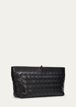 THIS ITEM IS NOT AVAILABLE.Bottega VenetaAndiamo Knot-Embellished Leather Clutch Bag