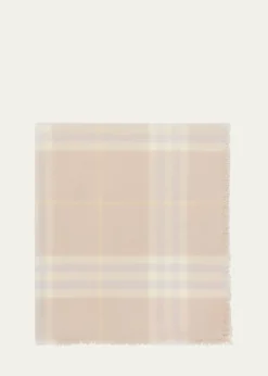 THIS ITEM IS NOT AVAILABLE.BurberryGiant Check Wool Scarf