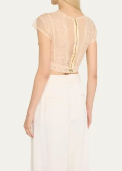 THIS ITEM IS NOT AVAILABLE.CamillaAdorned in Antiquity Lace Splice Top