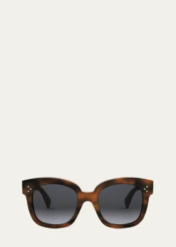 THIS ITEM IS NOT AVAILABLE.Celine3 Dots Havana Acetate Square Sunglasses
