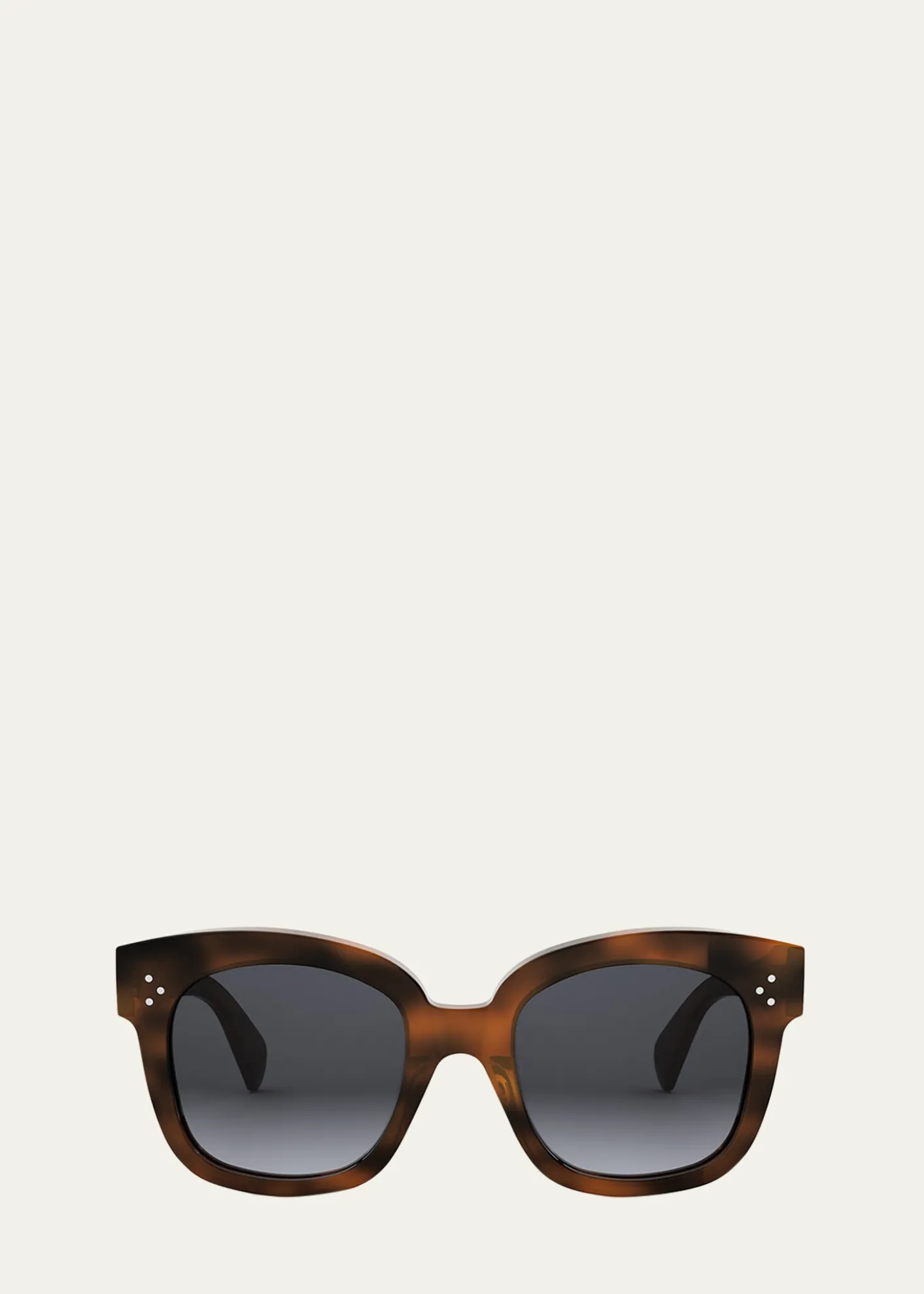 THIS ITEM IS NOT AVAILABLE.Celine3 Dots Havana Acetate Square Sunglasses
