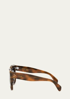 THIS ITEM IS NOT AVAILABLE.Celine3 Dots Havana Acetate Square Sunglasses