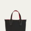 THIS ITEM IS NOT AVAILABLE.Christian LouboutinCabata Mini Tote Bag in Leather with Spikes