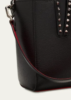 THIS ITEM IS NOT AVAILABLE.Christian LouboutinCabata Mini Tote Bag in Leather with Spikes