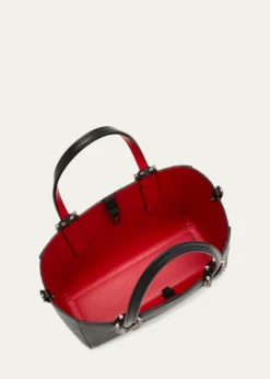 THIS ITEM IS NOT AVAILABLE.Christian LouboutinCabata Mini Tote Bag in Leather with Spikes