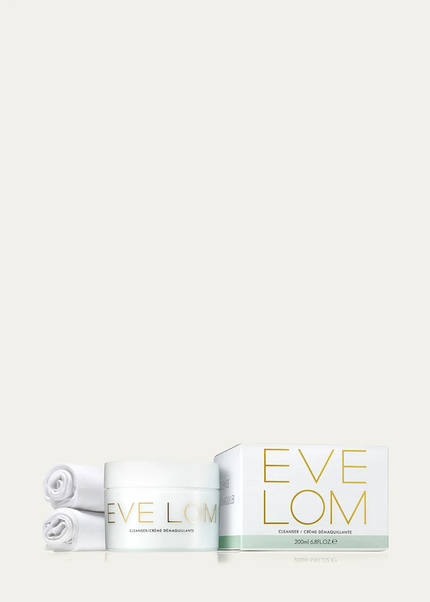 THIS ITEM IS NOT AVAILABLE.Eve LomCleanser (6.76 oz.) & 2 Muslin Cloths Set