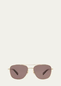 THIS ITEM IS NOT AVAILABLE.Garrett LeightMen's El Capitan Aviator Sunglasses