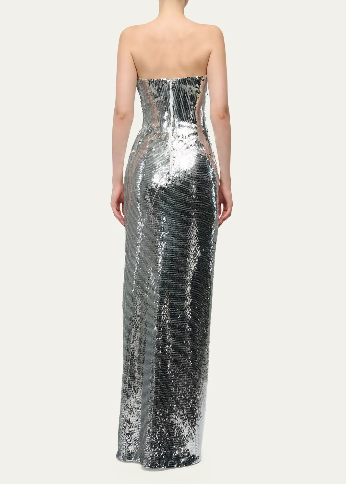 THIS ITEM IS NOT AVAILABLE.Gaurav GuptaCeleste Strapless Sequined Sculptural Gown