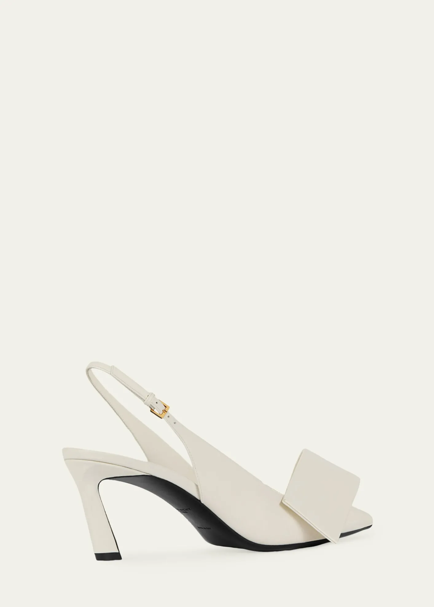 THIS ITEM IS NOT AVAILABLE.Givenchy65mm Twist Leather Slingback Pumps