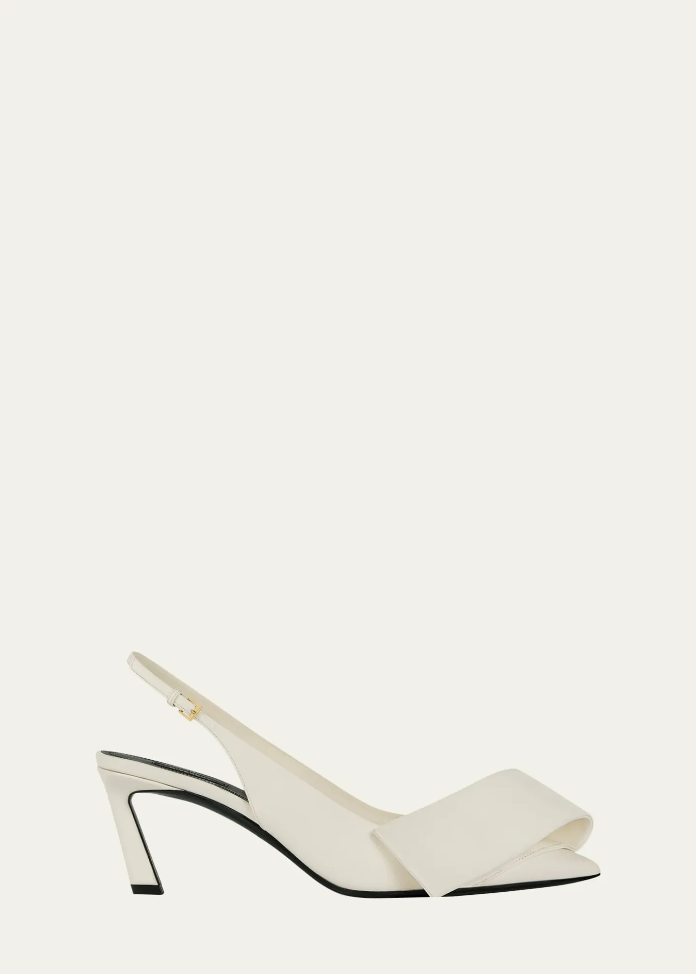 THIS ITEM IS NOT AVAILABLE.Givenchy65mm Twist Leather Slingback Pumps
