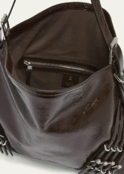 THIS ITEM IS NOT AVAILABLE.GivenchyVoyou Medium Buckle Shoulder Bag in Shiny Leather