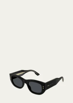 THIS ITEM IS NOT AVAILABLE.GucciEmbellished Rectangle Acetate Sunglasses