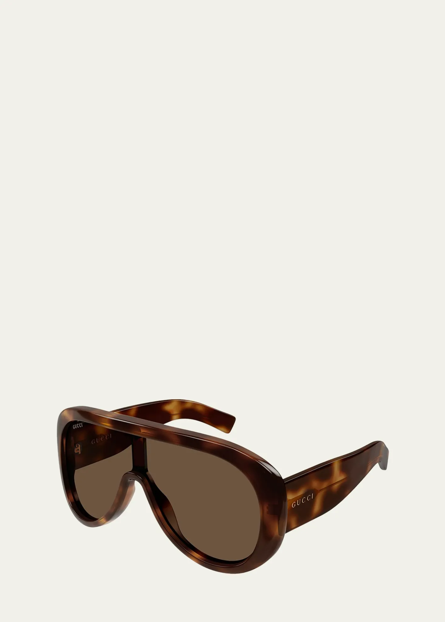 THIS ITEM IS NOT AVAILABLE.Gucci99mm Acetate Shield Sunglasses